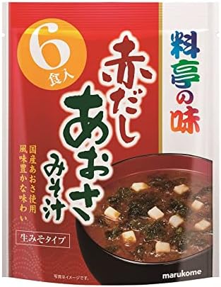 “Marukome” Aosa Miso Soup 6pcs 102g